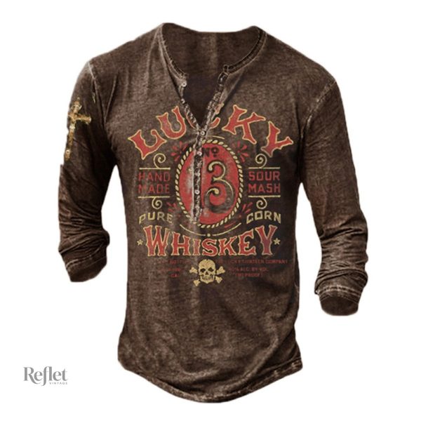 T-shirt vintage élégant pour homme