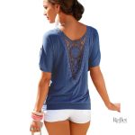 T-shirt rétro féminin années 80, style sans texte
