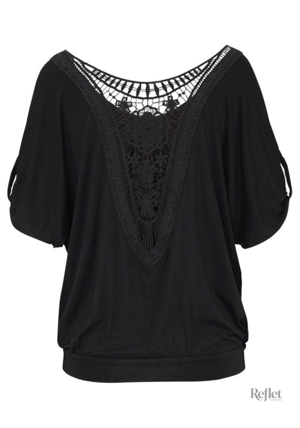 T-shirt femme vintage, look années 80, sans inscription