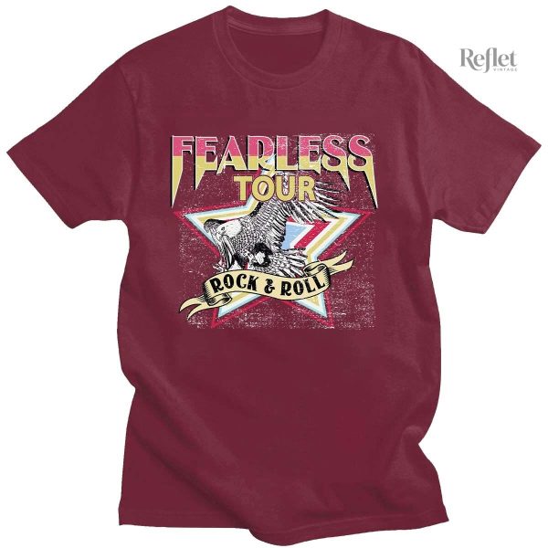 T shirt femme au style rock classique