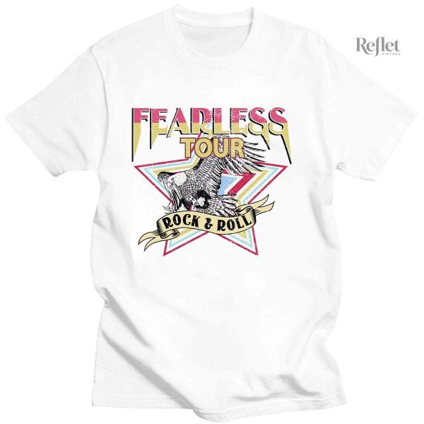 T shirt rock femme design rétro