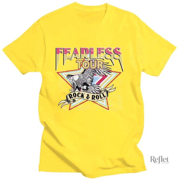 T shirt femme avec imprimé rock