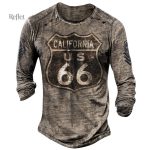 T-shirt homme manches 3/4, design vintage, parfait pour l'été