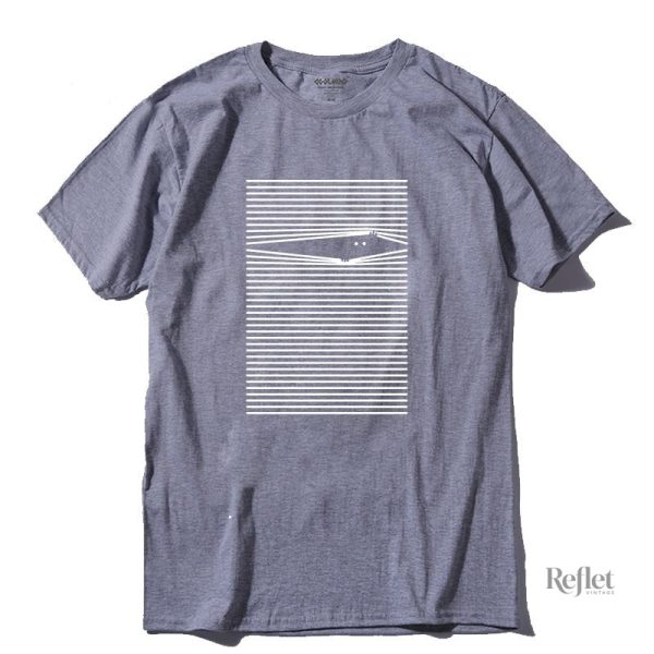 T-shirt vintage avec illustration masculine
