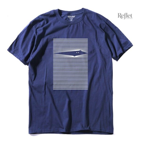 T-shirt à motif unique pour homme, style vintage