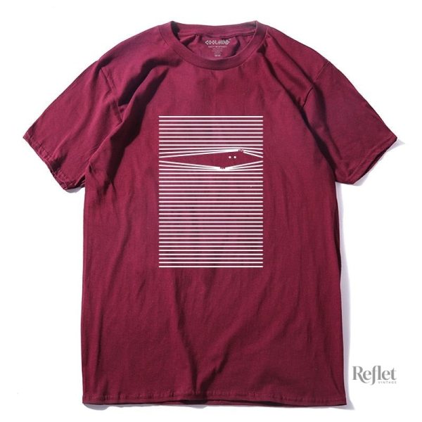 T-shirt homme tendance avec design rétro