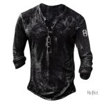 T-shirt vintage moto homme manches longues
