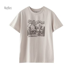 T-shirt large style rétro pour une allure tendance