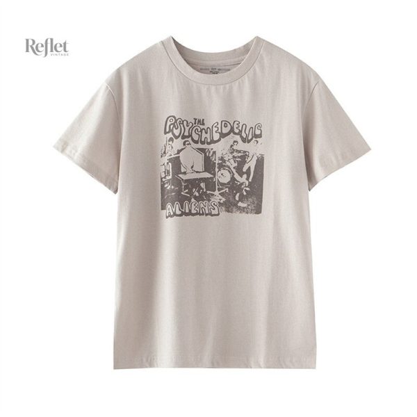 T-shirt large style rétro pour une allure tendance