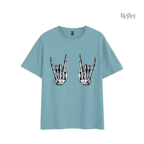 T-shirt femme avec graphisme vintage inspiré du rock