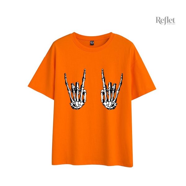 T-shirt rétro pour femmes, ambiance rock