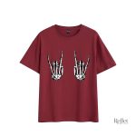 T-shirt vintage pour femmes, style rock