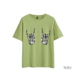 T-shirt rock pour femmes au look rétro
