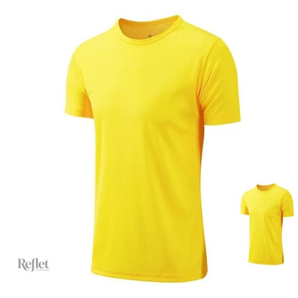 T-shirt rouge avec style vintage pour homme