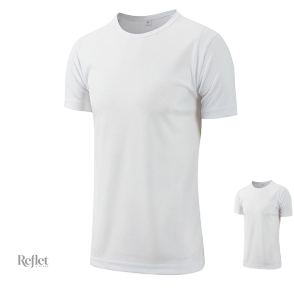 T-shirt vintage pour homme en teinte rouge