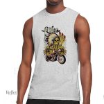 T-shirt sans manche style vintage pour hommes