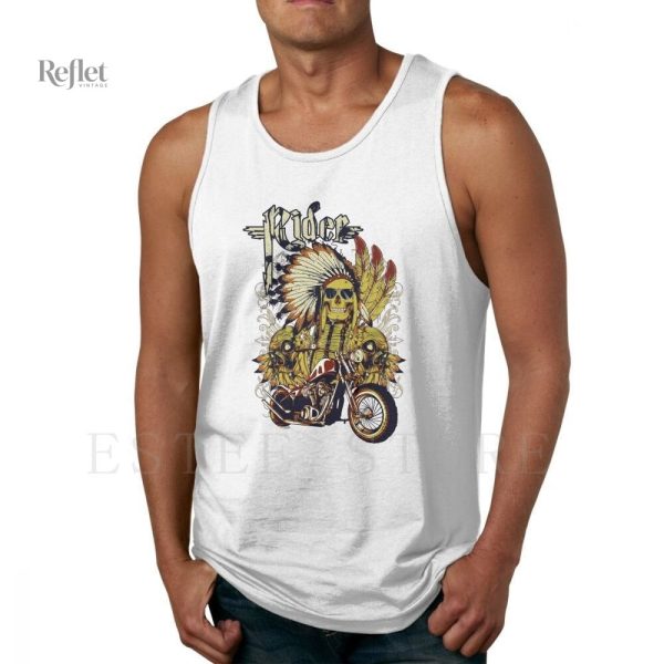 Vêtement homme, T-shirt vintage sans manches