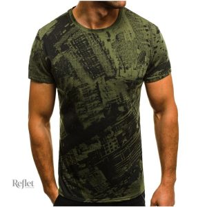 T-shirt vintage vert homme