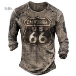 T-shirt vintage homme avec motif de voiture rétro