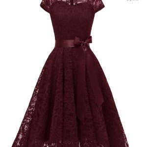 Robe vintage des années 60 avec motifs colorés