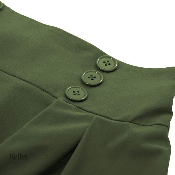 Jupe ample années 80 avec motifs colorés