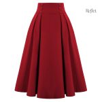Jupe à taille haute années 80 pour silhouette stylée