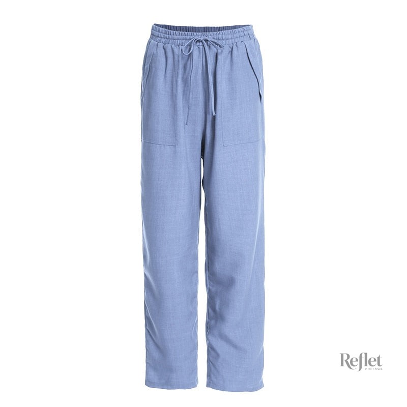 Tenue vintage femme en pantalon jeans
