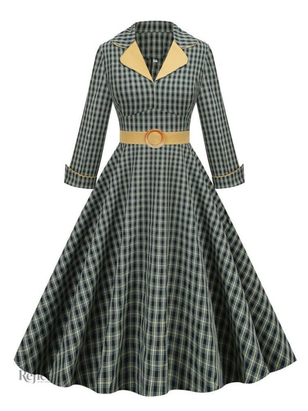 tenues-annee-50-robe-1 Robe Année 50 élégante et rétro
