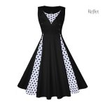 Robe vintage années 50, style rétro élégant et coloré