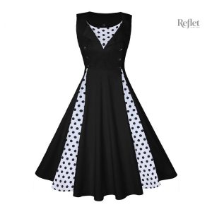 Robe vintage années 50, style rétro élégant et coloré