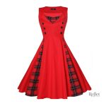 Robe classique des années 50, design flatteur et feminine