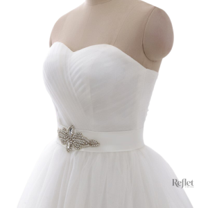 Robe de mariée princesses avec jupe ample
