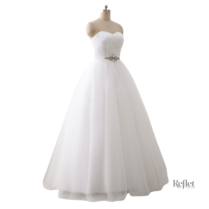 Robe de mariée blanche pour cérémonie