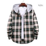 Veste homme décontractée en carreaux