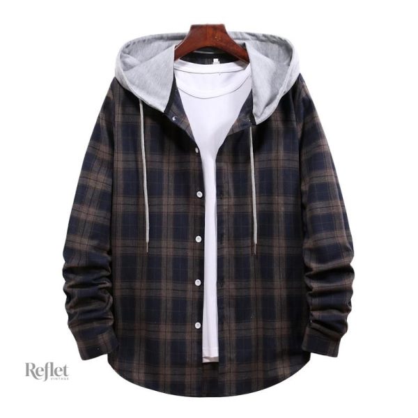 Veste élégante à carreaux pour hommes