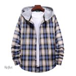 Veste rétro à carreaux pour homme