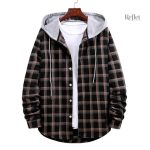 Veste à carreaux classique pour homme