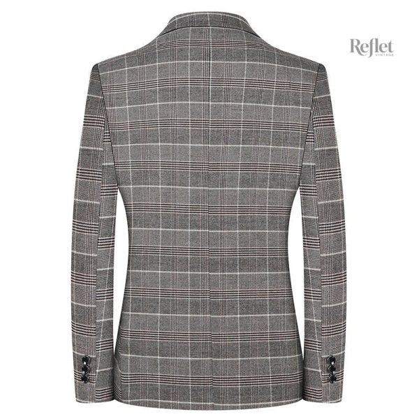 Veste à carreaux pour look vintage