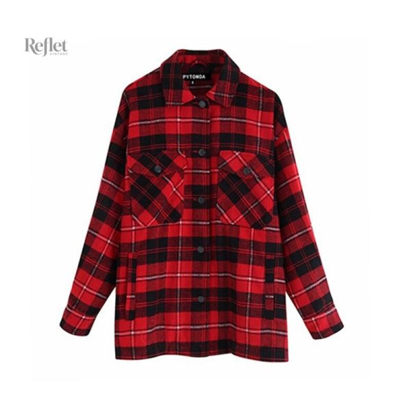 Veste femme à carreaux pour toutes les saisons
