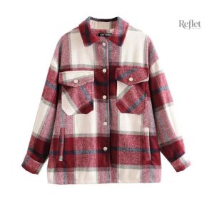 Style vintage avec motifs à carreaux pour femme
