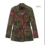 Veste camouflage vintage femme