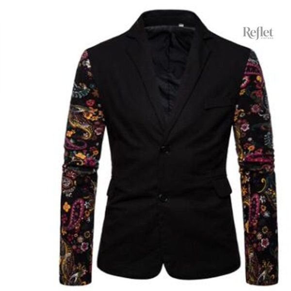 Veste Vintage avec Col Revers
