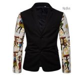 Veste Costume Élégante en Tissu