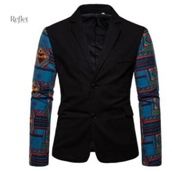 Veste Costume à Style Unique Homme