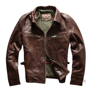 Veste Vintage Cuir pour Homme