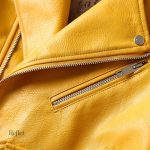 Veste vintage en cuir, coupe classique pour femmes