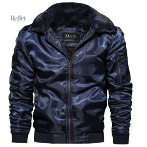 Veste cuir homme au design intemporel