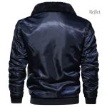 Veste en cuir noir avec allure rétro