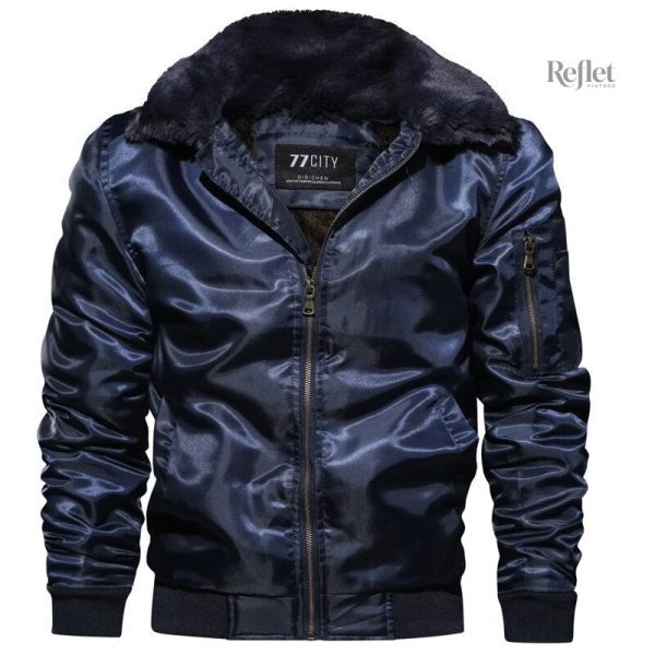 Veste cuir noir pour un look décontracté