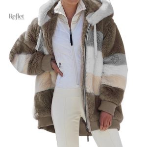 Veste d'hiver vintage pour femme